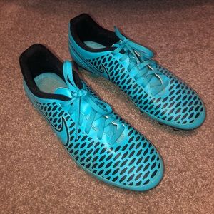 Blue and Black Nike Women’s (Size 8) Cleats